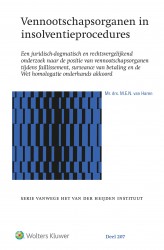 Vennootschapsorganen in insolventieprocedures