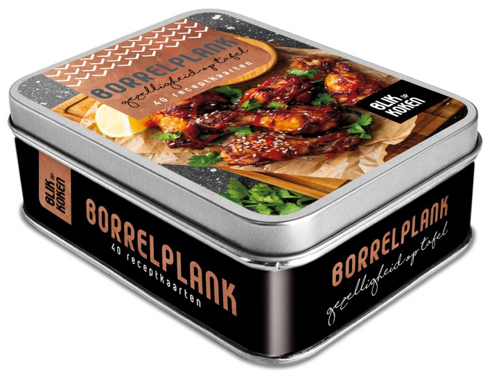 Blik op koken - Borrelplank
