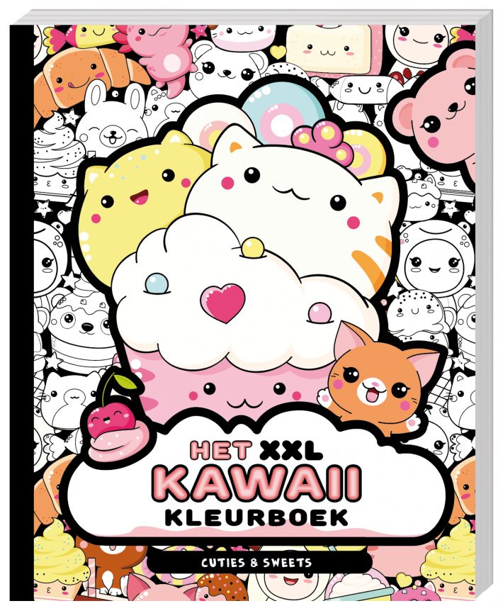 Het XXL Kawaii kleurboek