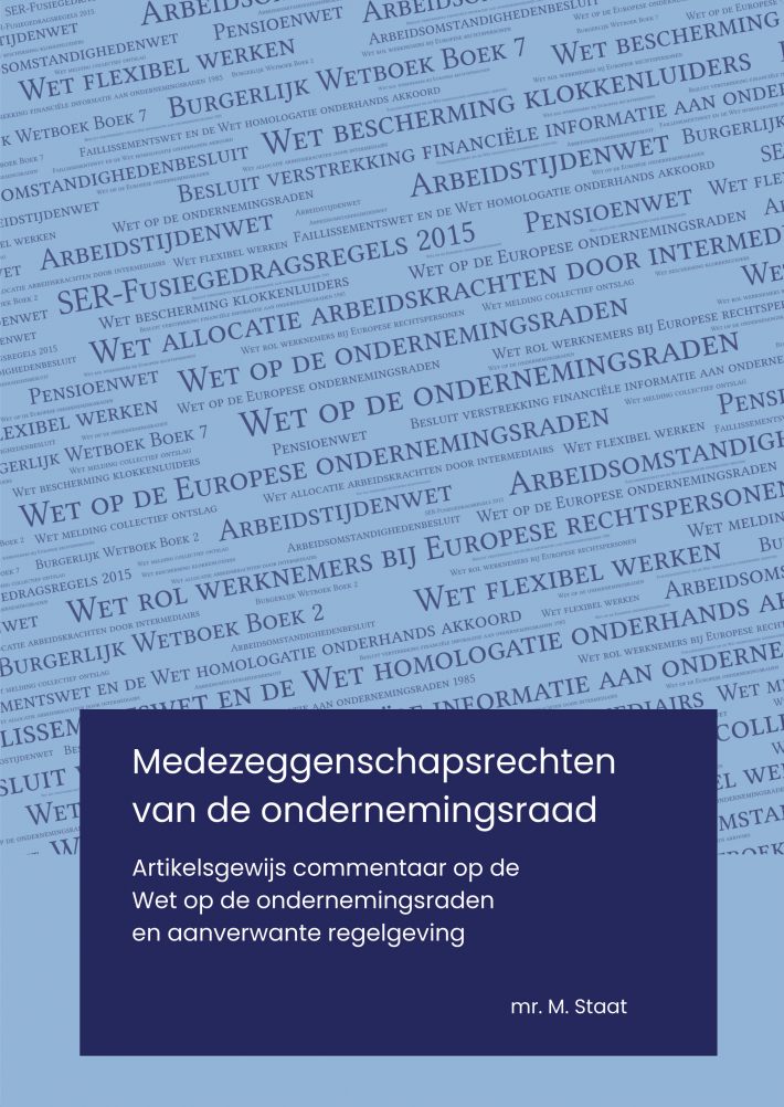 Medezeggenschapsrechten van de ondernemingsraad