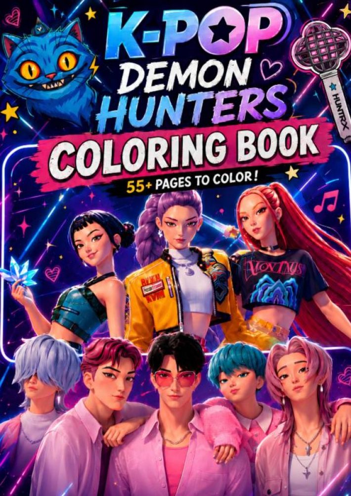 Kpop Demon Hunters COLORING BOOK Kpop Demon Hunters COLORING BOOK