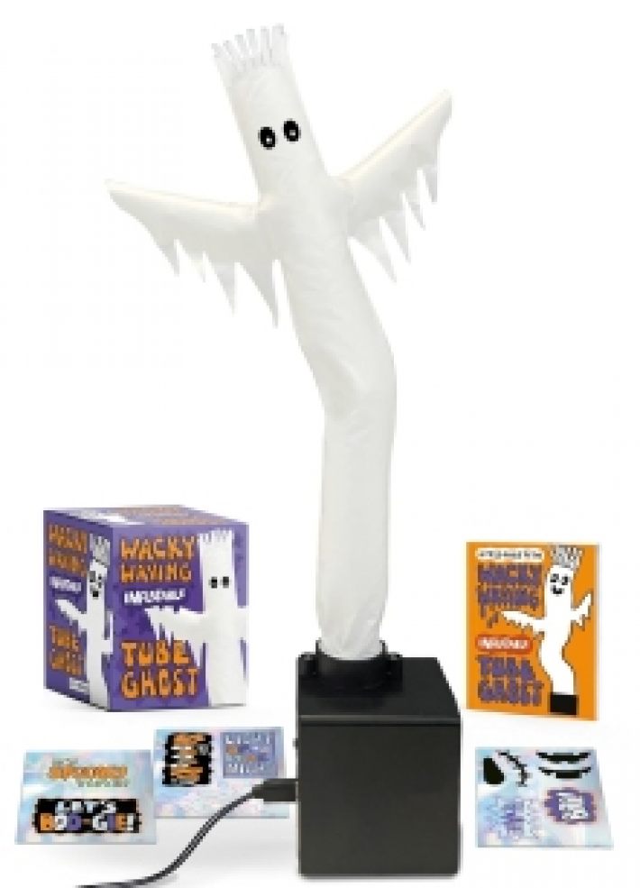 Wacky Waving Inflatable Tube Ghost: Glows in the Dark!