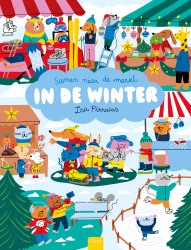 Samen naar de markt in de winter Samen naar de markt in de winter