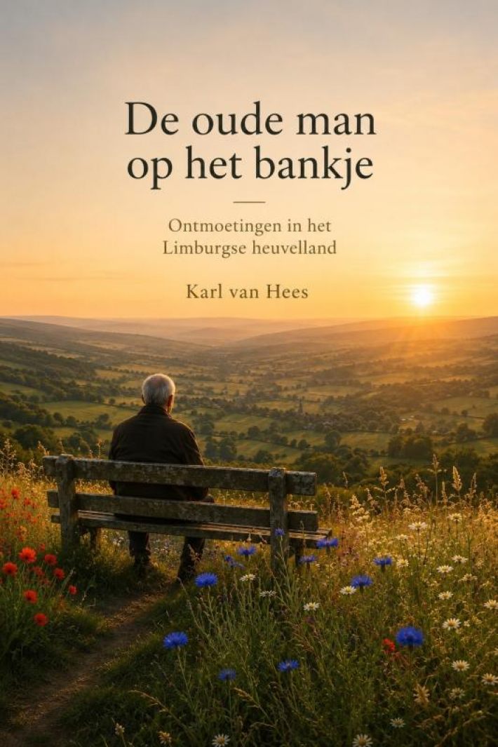 De oude man op het bankje De oude man op het bankje