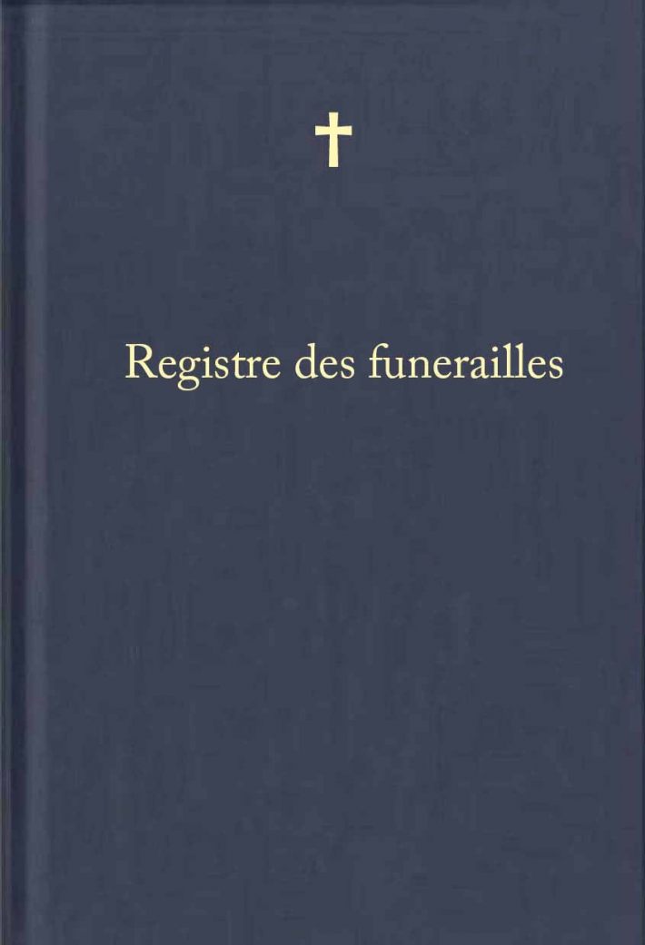 Registre des funerailles