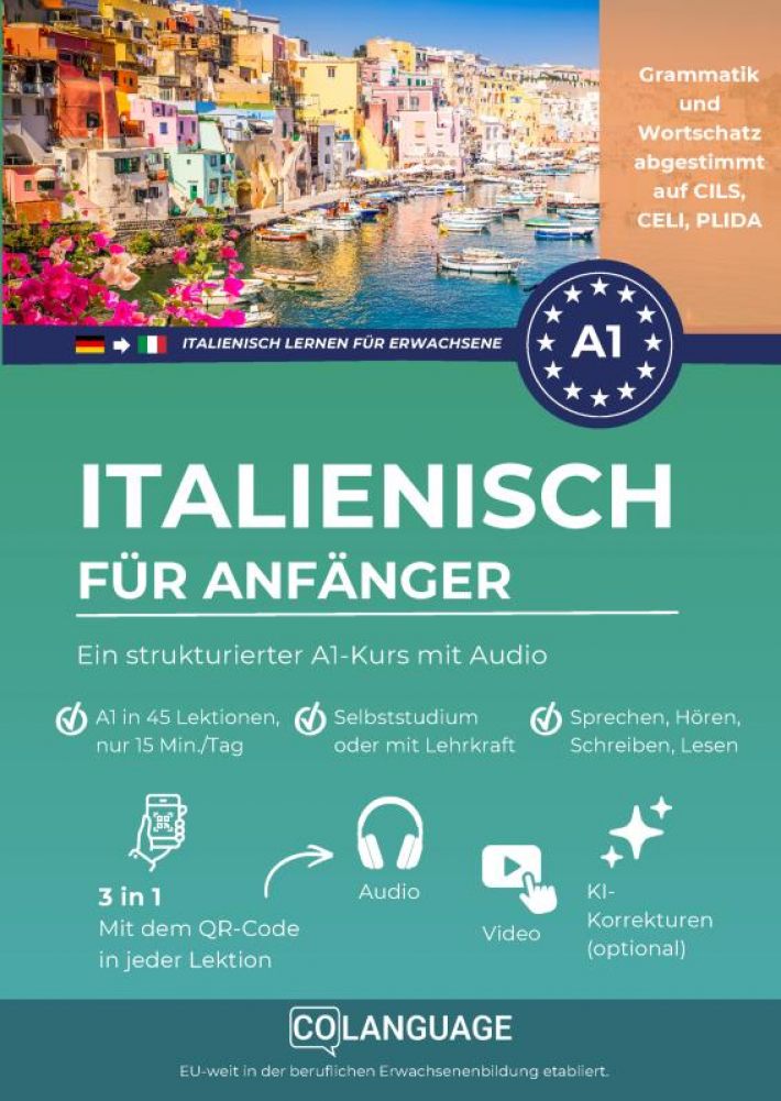 Italienisch für Anfänger – Ein strukturierter A1-Kurs mit Audio