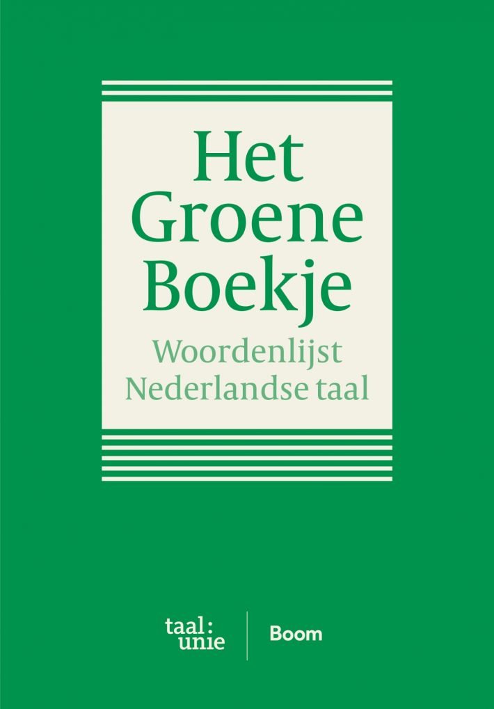 Het Groene Boekje Het Groene Boekje
