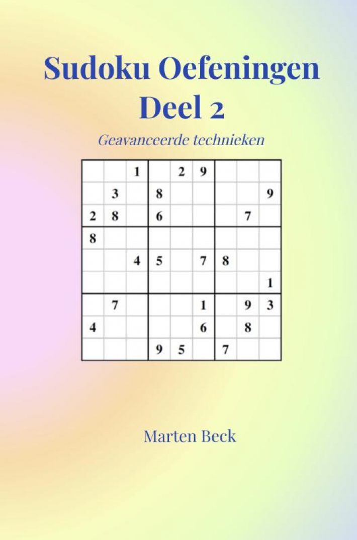 Sudoku Oefeningen Deel 2 Sudoku Oefeningen Deel 2