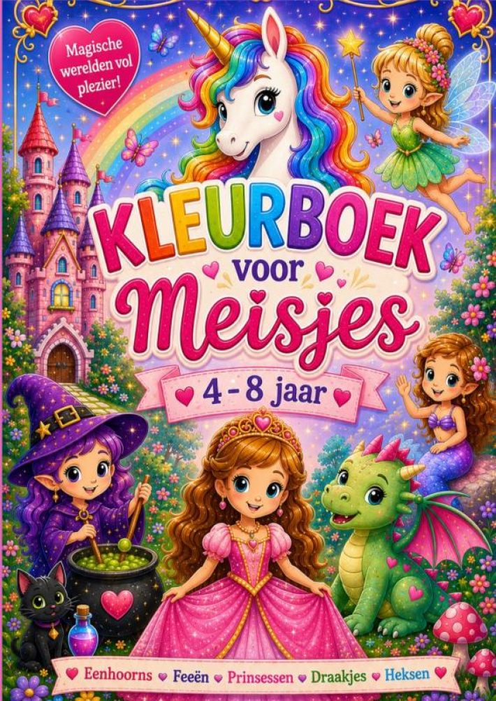 Kleurboek voor meisjes van 4 tot 8 jaar Kleurboek voor meisjes van 4 tot 8 jaar