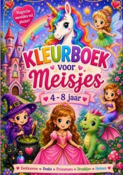 Kleurboek voor meisjes van 4 tot 8 jaar