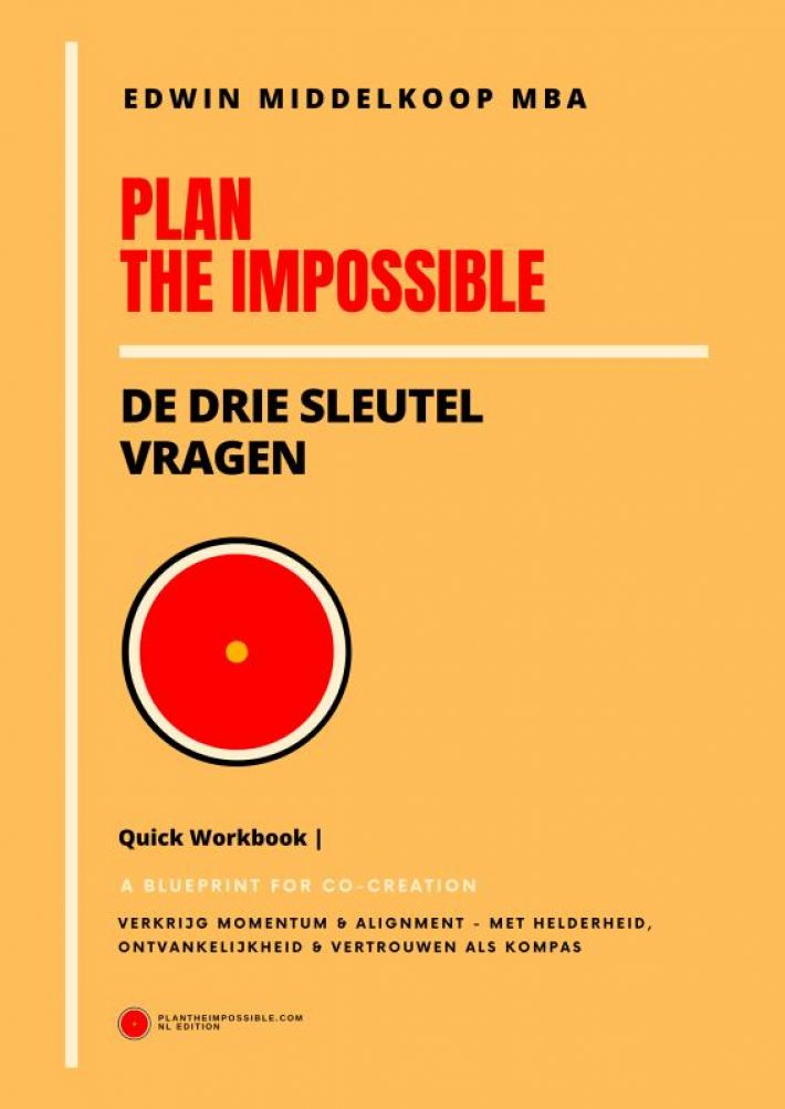 Plan the Impossible - Quick Workbook Plan the Impossible - Quick Workbook