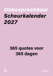 Onbespreekbaar Scheurkalender 2027 Onbespreekbaar Scheurkalender 2027