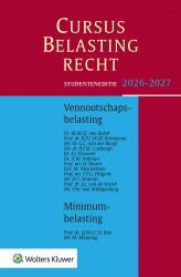 Cursus Belastingrecht Vennootschapsbelasting