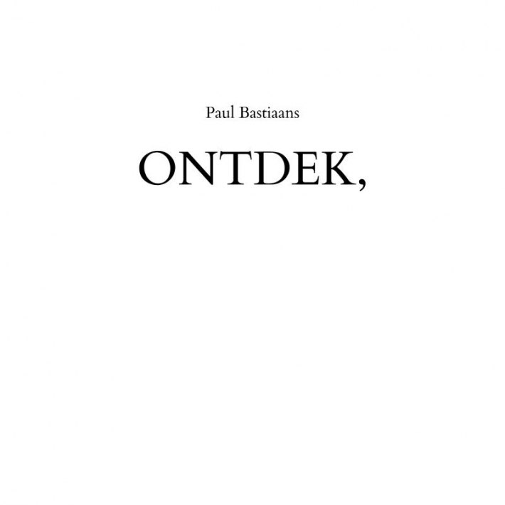Ontdek, Ontdek,