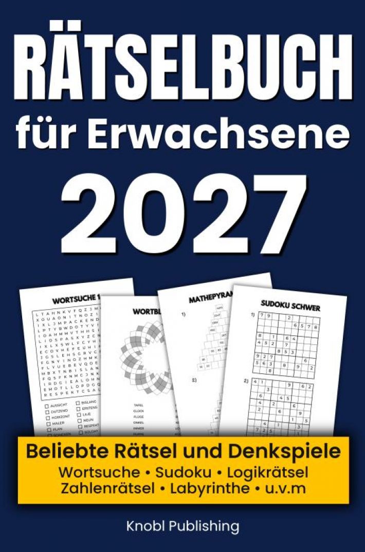 Rätselbuch für Erwachsene Rätselbuch für Erwachsene