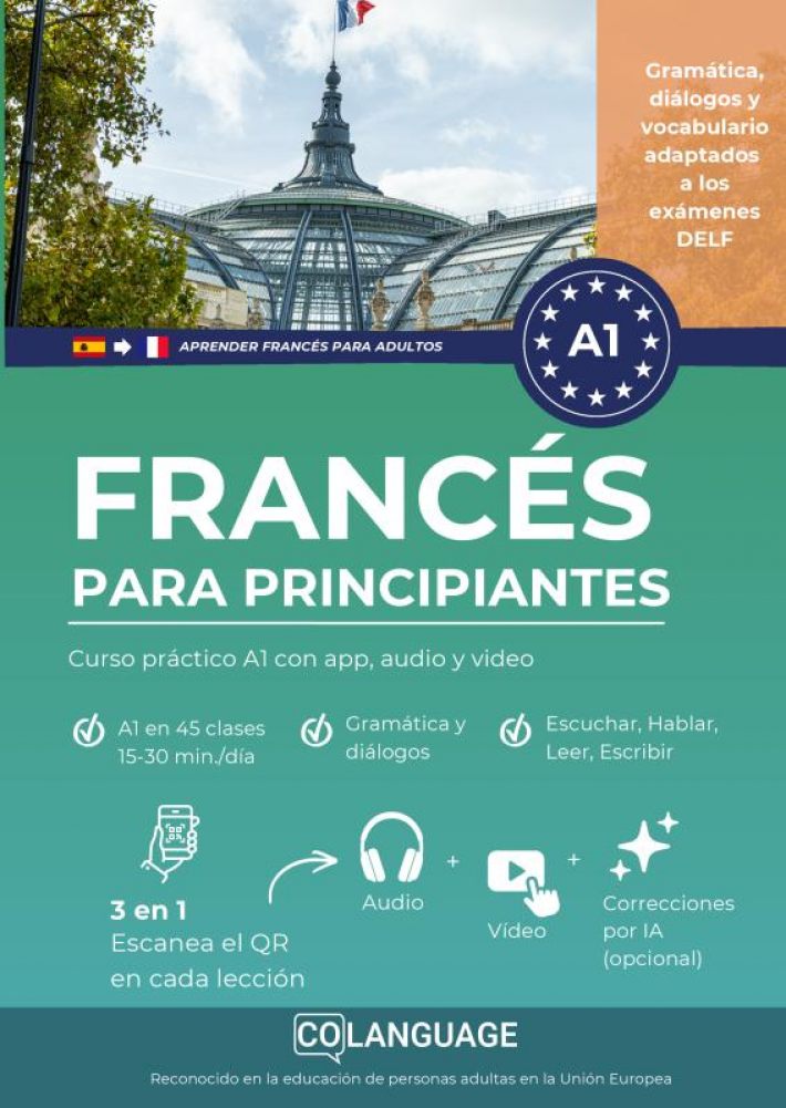 Aprender francés para principiantes: curso práctico A1 con app, audio y video