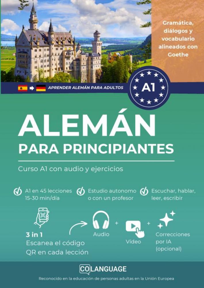 Aprender alemán para principiantes. Curso A1 con audio y ejercicios