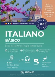 Aprender italiano A2 básico: curso interactivo con app, video y audio