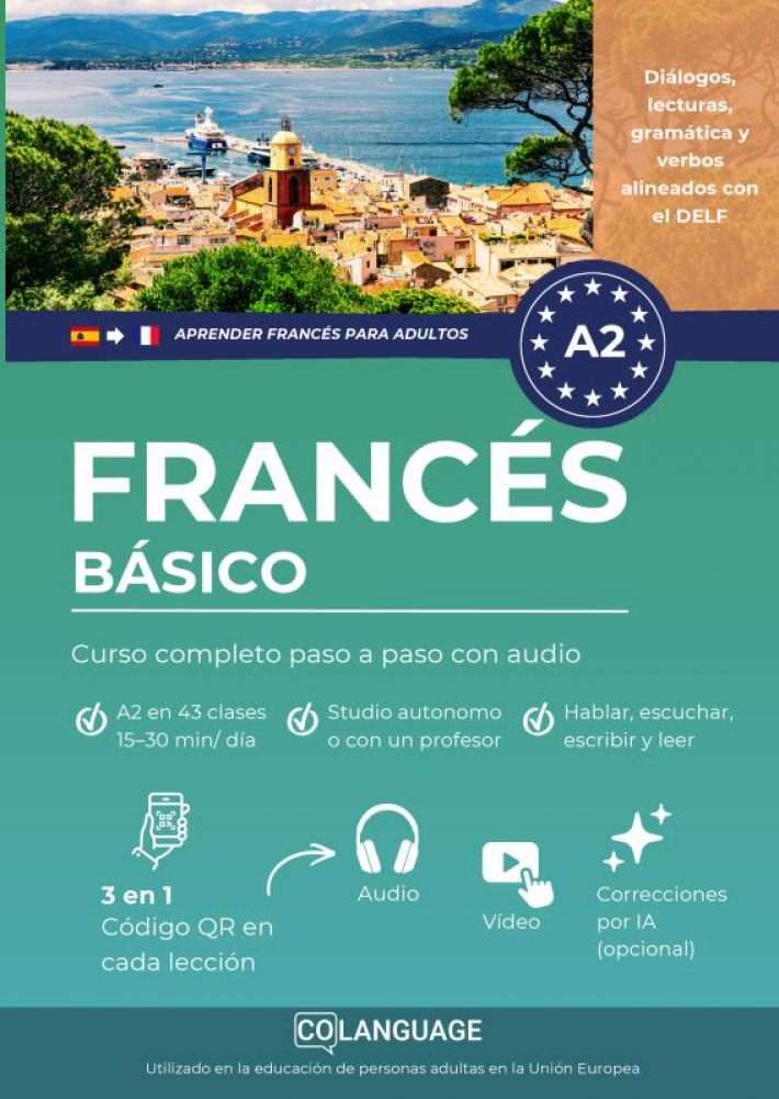 Aprender francés A2 básico: curso completo paso a paso con audio