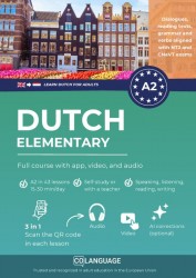 Learn Dutch A2 elementary: full course with app, video, and audio
