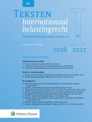 Teksten Internationaal belastingrecht 2026/2027