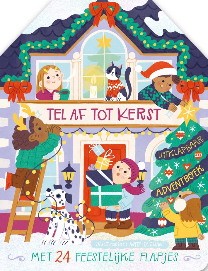 Tel af tot kerst - Uitklapbaar adventboek