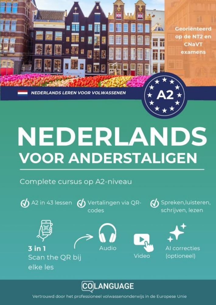 Nederlands leren voor anderstaligen: complete cursus op A2-niveau