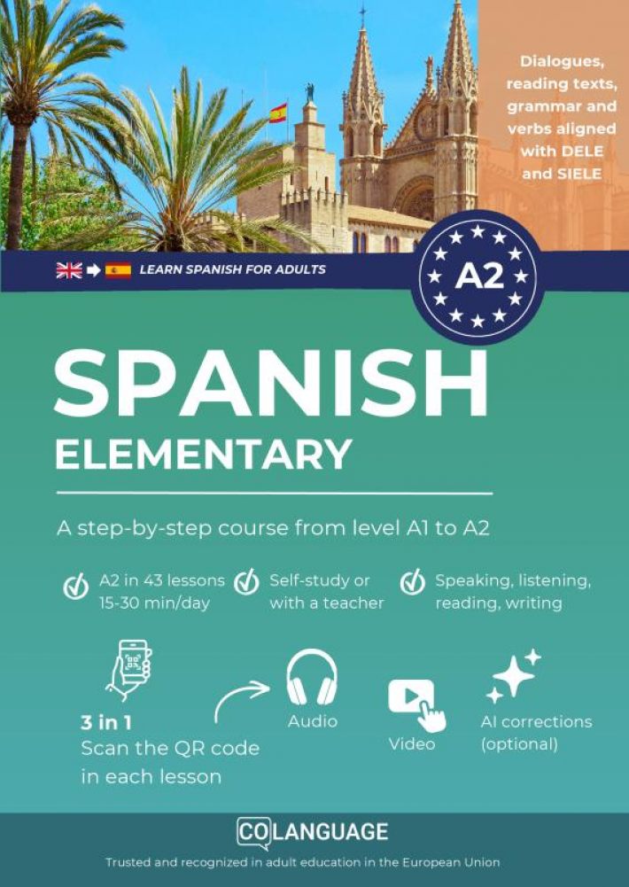 Learn Spanish A2 elementary: A step-by-step course from level A1 to A2