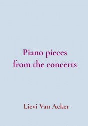 Piano pieces from the concerts