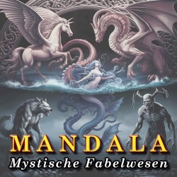 Mystische Fabelwesen (Band 01) – Mandala Malbuch für Jugendliche und Erwachsene