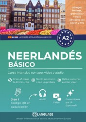 Aprender neerlandés A2 básico: curso intensivo con app, video y audio