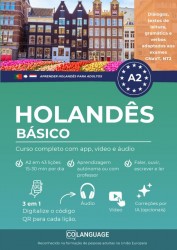 Aprender holanês A2 básico. Curso completo com app, vídeo e áudio