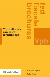 Winstallocatie aan vaste inrichtingen &bullet; Winstallocatie aan vaste inrichtingen