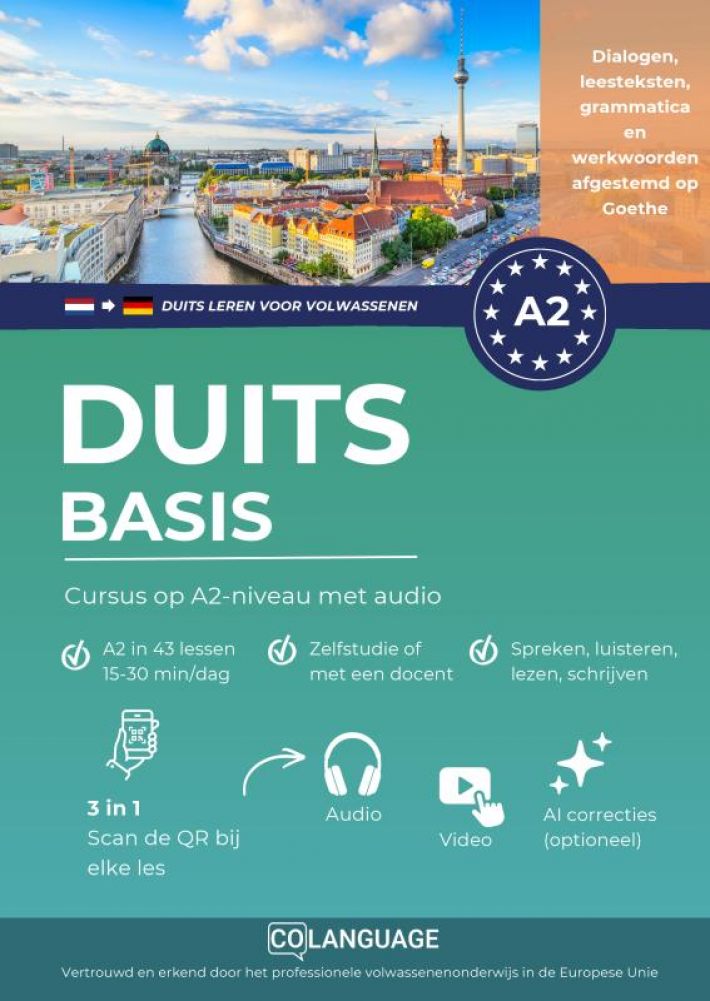 Duits leren A2 basis: cursus op A2-niveau met audio