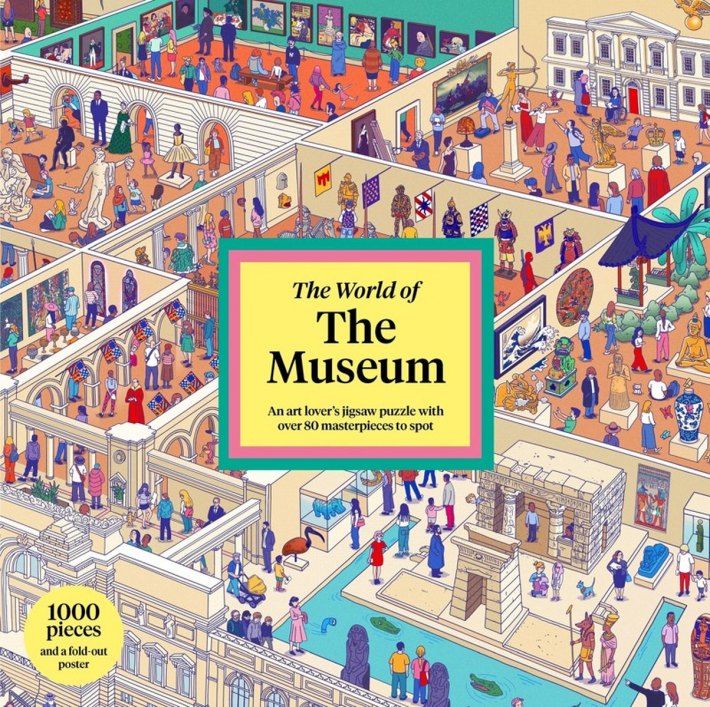 The World of the Museum: An Art Lover's 1000-Piece Jigsaw Puzzle with Over 80 Masterpieces to Spot