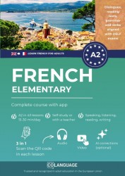 Learn French A2 elementary: complete course with app