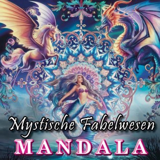 Mystische Fabelwesen Band II: Filigranes Mandala Malbuch für Jugendliche und Erwachsene