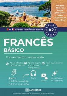 Aprender francês A2 básico. Curso completo com app e áudio