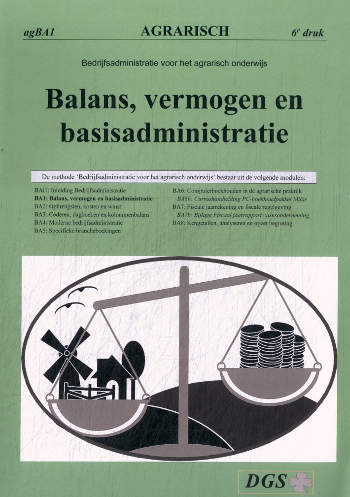 Balans, vermogen en basisadministratie Balans, vermogen en basisadministratie