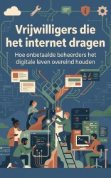 Vrijwilligers die het internet dragen
