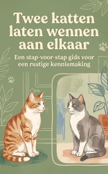 Twee katten laten wennen aan elkaar