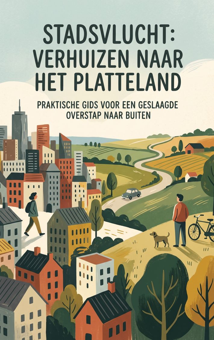 Stadsvlucht: verhuizen naar het platteland