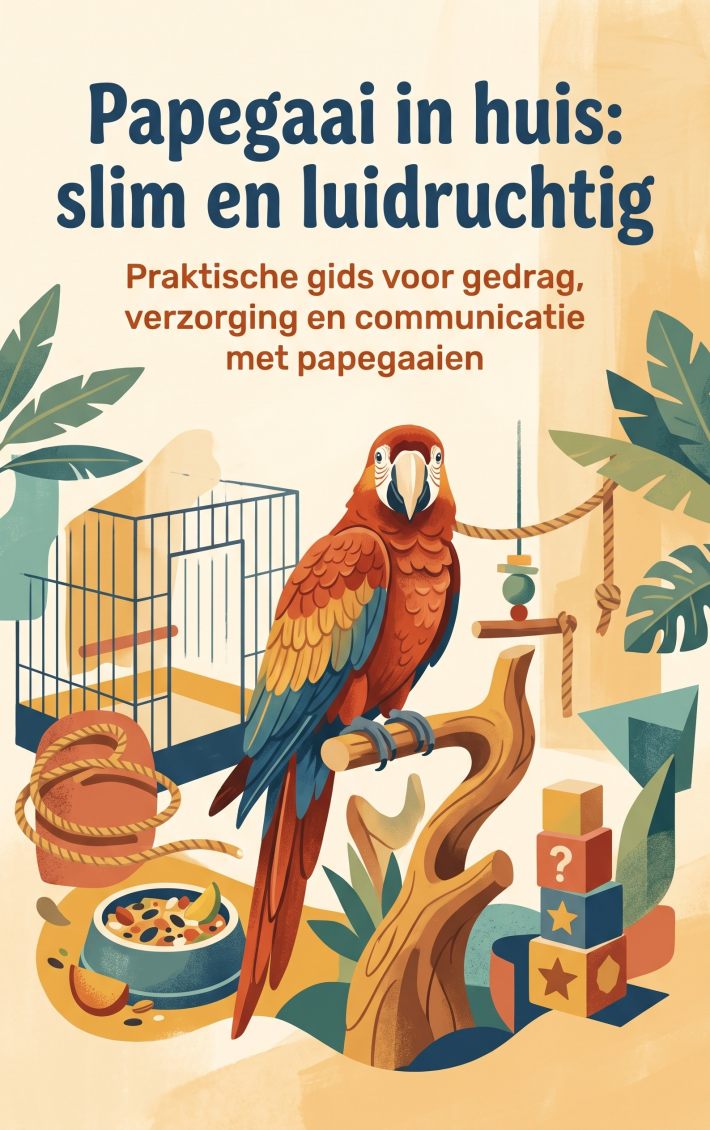Papegaai in huis: slim en luidruchtig