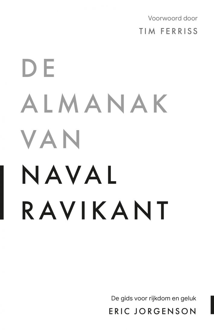 De almanak van Naval Ravikant De almanak van Naval Ravikant
