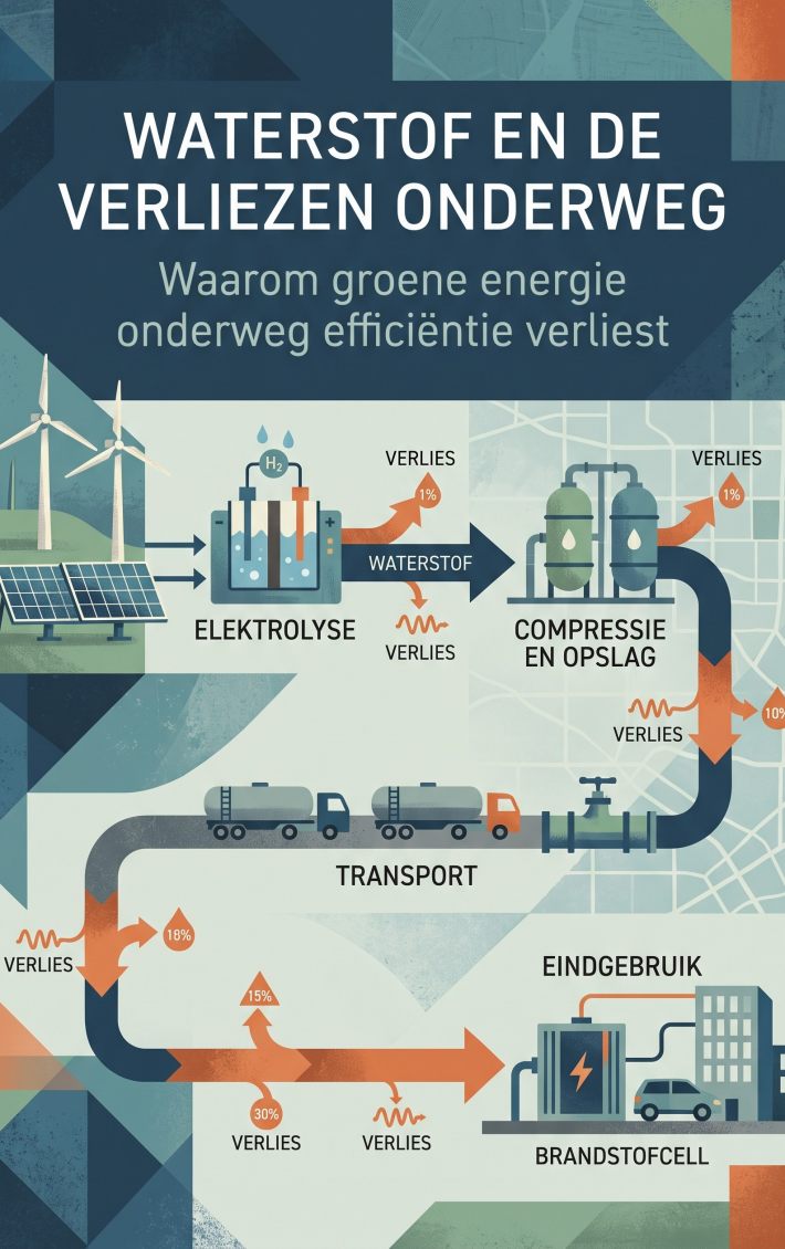 Waterstof en de verliezen onderweg