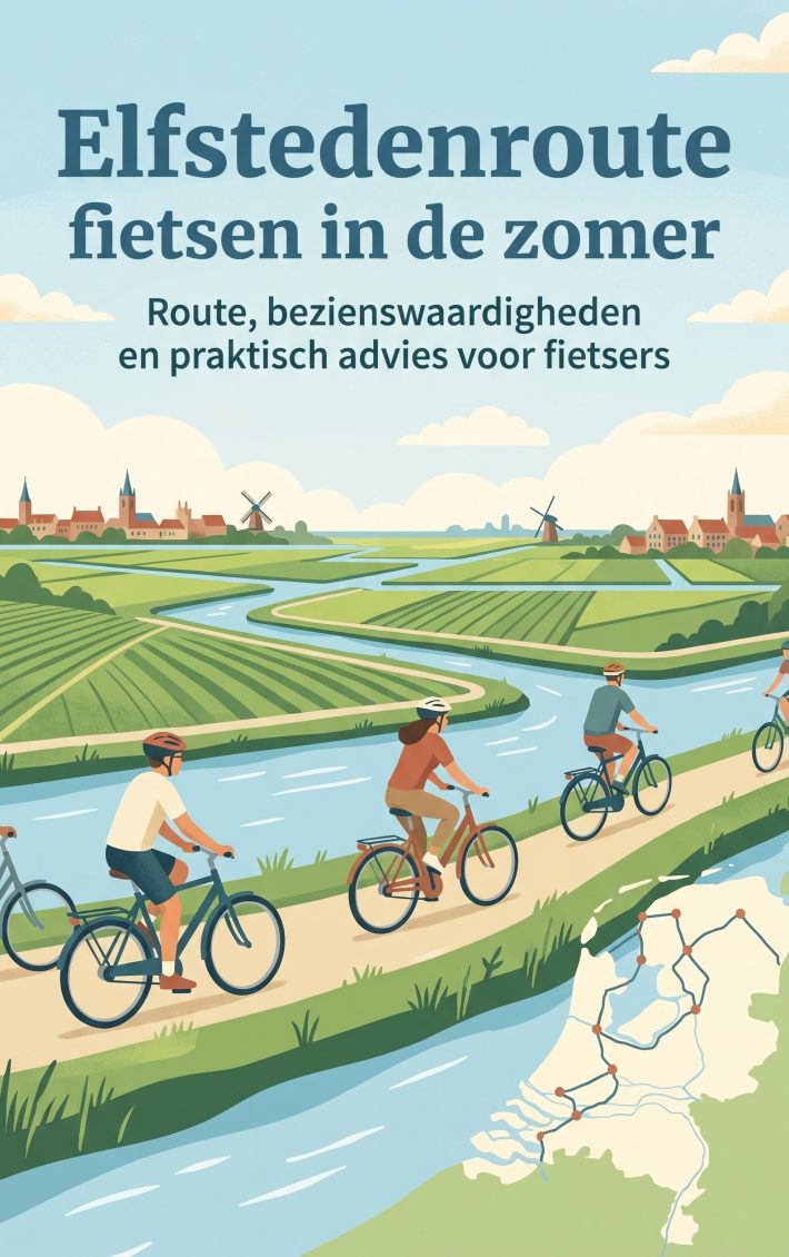 Elfstedenroute fietsen in de zomer