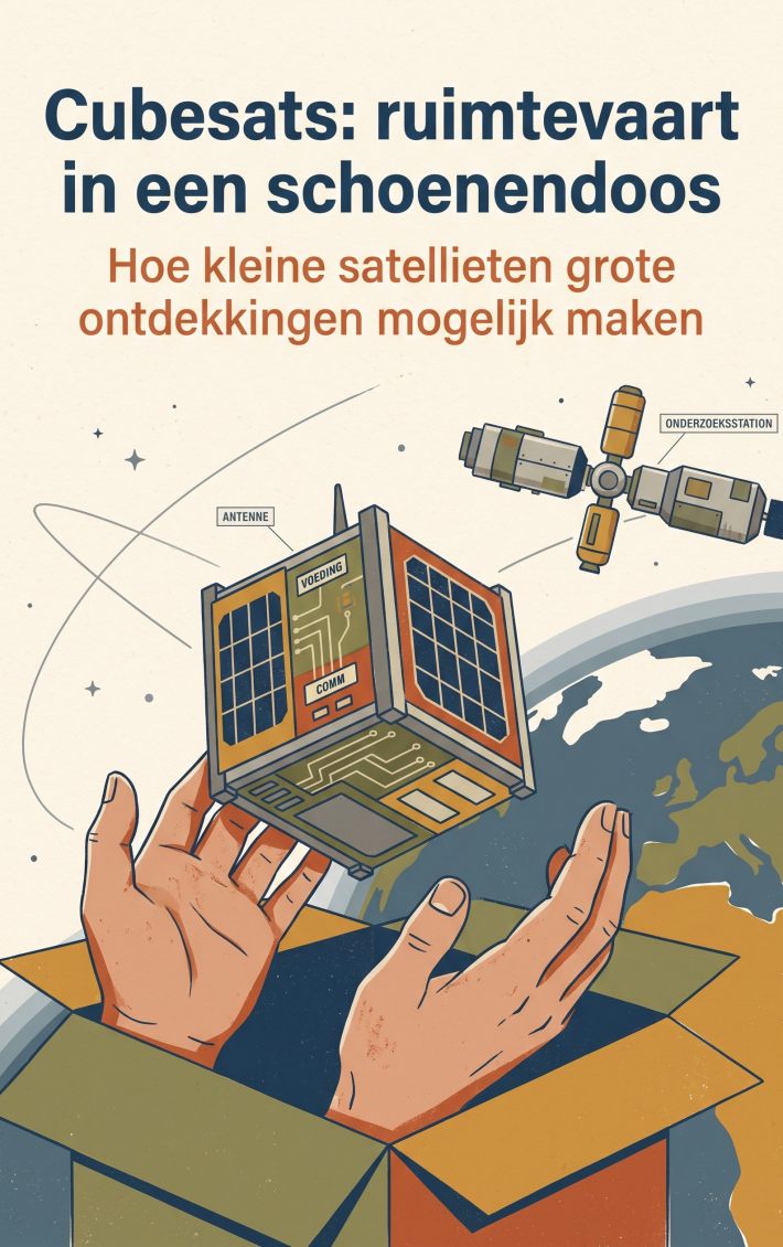 Cubesats: ruimtevaart in een schoenendoos