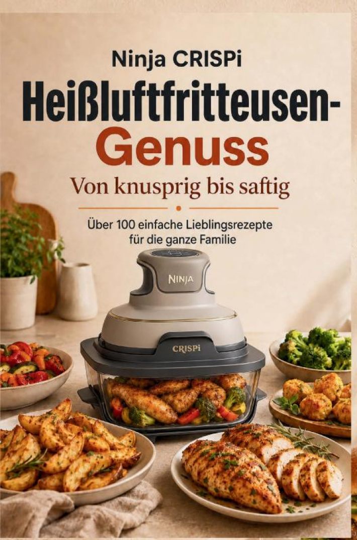 Ninja CRISPi Heißluftfritteusen-Genuss: Von knusprig bis saftig: Über 100 einfache Lieblingsrezepte für die ganze Familie Ninja CRISPi Heißluftfritteusen-Genuss: Von knusprig bis saftig: Über 100 einfache Lieblingsrezepte für die ganze Familie