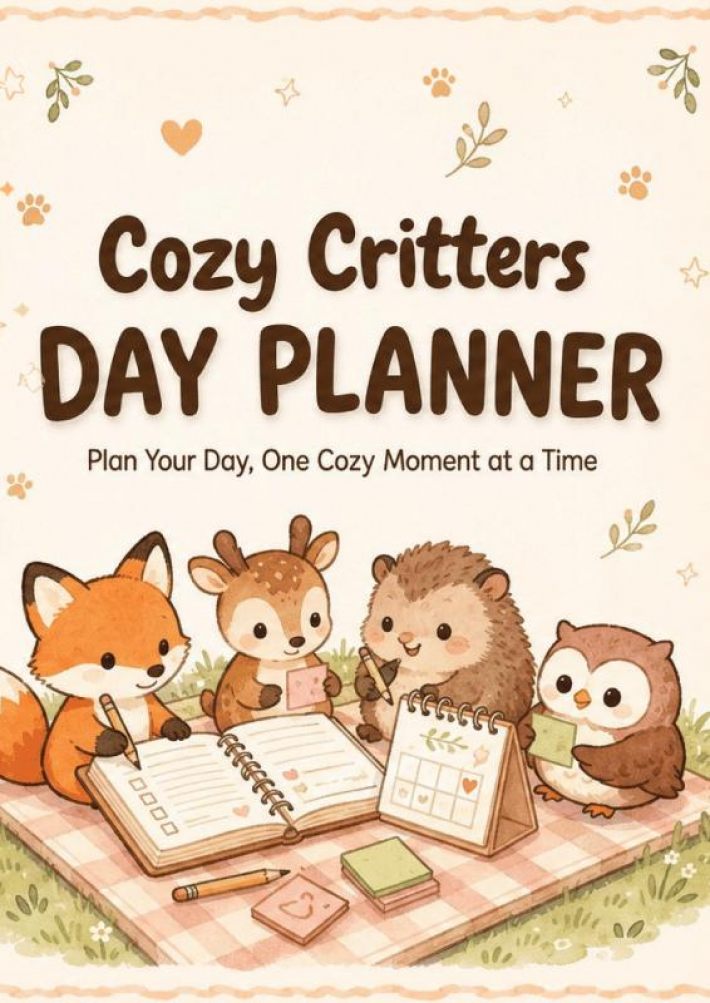 Cozy Critters Day Planner Cozy Critters Day Planner