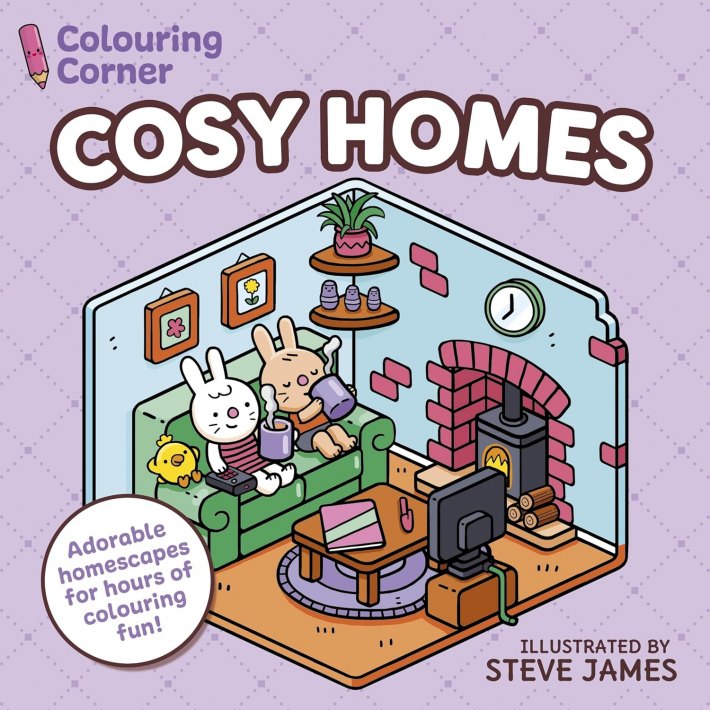 Colouring Corner: Cosy Homes Colouring Corner: Cosy Homes